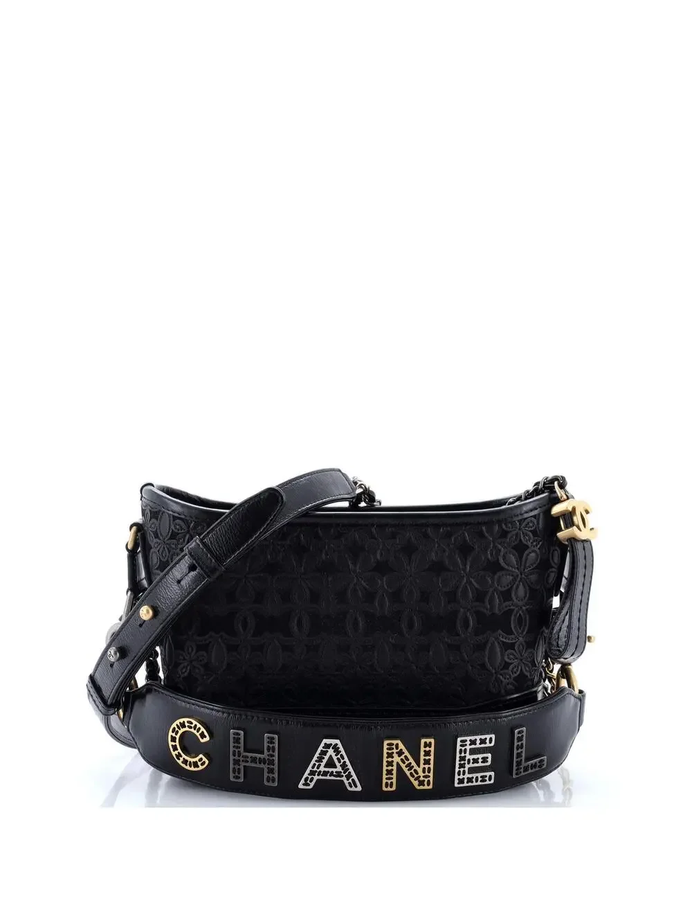Chanel Gabrielle Hobo With Logo Handle #260990C41B